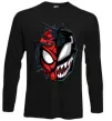 Лонгслив Spiderman Venom Черный фото