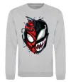 Світшот Spiderman Venom Сірий меланж фото