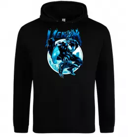 Мужская толстовка (худи) Venom Marvel comics Черный фото