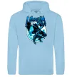 Чоловіча толстовка (худі) Venom Marvel comics Блакитний фото