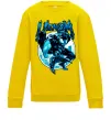 Детский Свитшот Venom Marvel comics Солнечно желтый фото