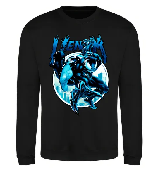 Свитшот Venom Marvel comics Черный фото