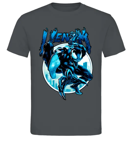 Мужская футболка Venom Marvel comics Графит фото