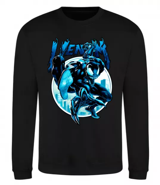 Свитшот Venom Marvel comics Черный фото