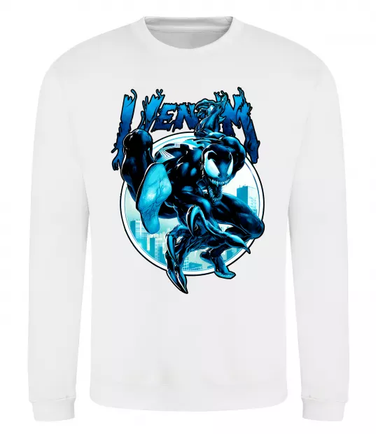 Свитшот Venom Marvel comics Белый фото