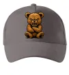 Кепка Ведмідь злий Серый фото