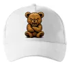 Кепка Ведмідь злий Білий фото