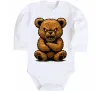 Детский боди Ведмідь злий Белый фото