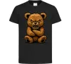 Дитяча футболка Ведмідь злий Чорний фото