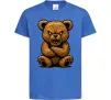 Дитяча футболка Ведмідь злий Яскраво-синій фото