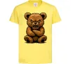 Дитяча футболка Ведмідь злий Лимонний фото