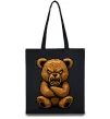Эко-сумка Ведмідь злий Черный фото