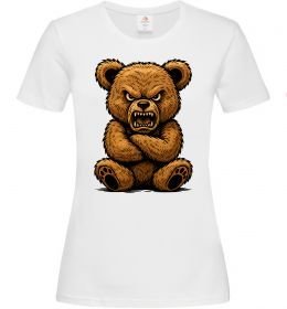 Женская футболка Ведмідь злий