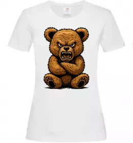 Женская футболка Намальовані ведмедики Лимонный фото Женская футболка Намальовані ведмедики Лимонный фото