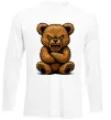 Лонгслив Ведмідь злий Белый фото