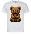 Мужская футболка Ведмідь злий Белый Мужская футболка Ведмідь злий Белый фото