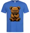 Мужская футболка Ведмідь злий Ярко-синий Мужская футболка Ведмідь злий Ярко-синий фото
