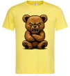 Мужская футболка Ведмідь злий Лимонный Мужская футболка Ведмідь злий Лимонный фото