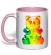 Чашка с цветной ручкой Gummy bear Нежно розовый Чашка с цветной ручкой Gummy bear Нежно розовый фото