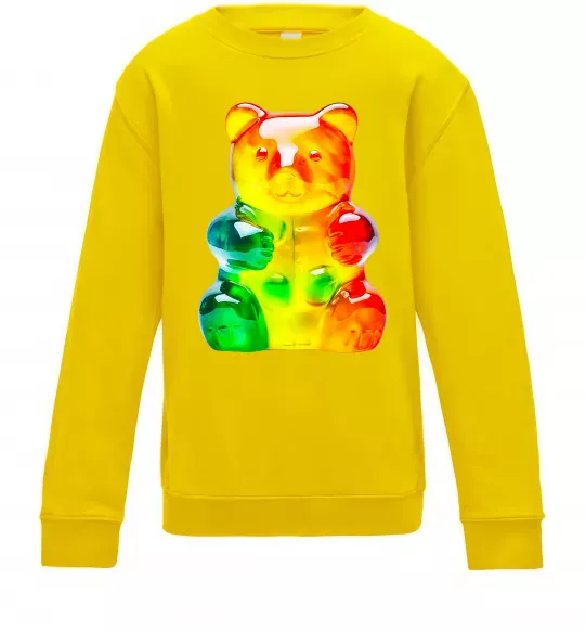 Детский Свитшот Gummy bear Солнечно желтый фото