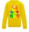 Детский Свитшот Gummy bear Солнечно желтый фото