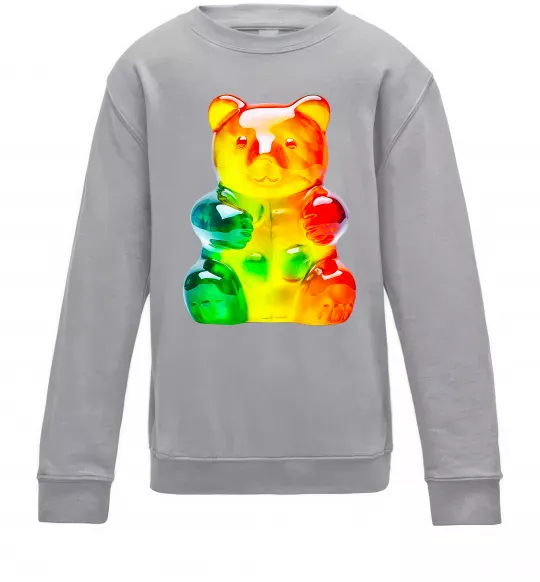 Детский Свитшот Gummy bear Серый меланж фото