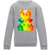 Детский Свитшот Gummy bear Серый меланж фото