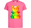 Дитяча футболка Gummy bear Яскраво-рожевий фото