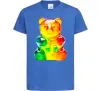 Дитяча футболка Gummy bear Яскраво-синій фото