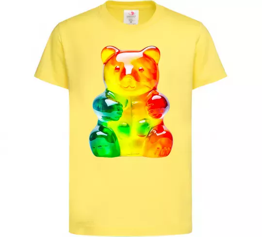 Дитяча футболка Gummy bear Лимонний фото