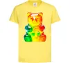 Дитяча футболка Gummy bear Лимонний фото