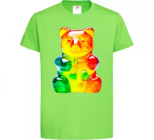 Дитяча футболка Gummy bear Лаймовий фото