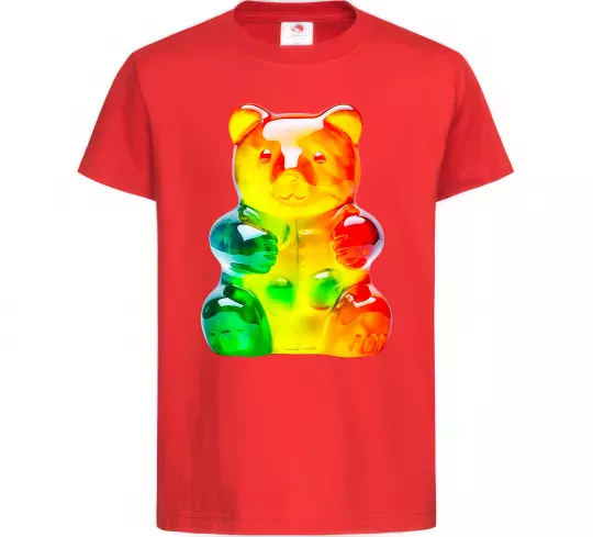 Дитяча футболка Gummy bear Червоний фото