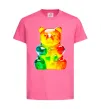 Детская футболка Gummy bear Ярко-розовый фото