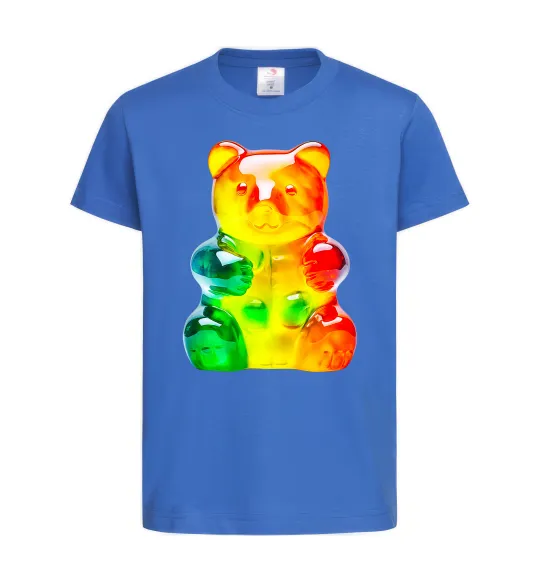 Детская футболка Gummy bear Ярко-синий фото