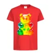 Детская футболка Gummy bear Красный фото
