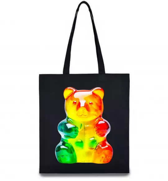 Эко-сумка Gummy bear Черный фото
