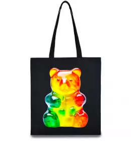 Эко-сумка Gummy bear Черный фото