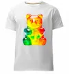 Чоловіча преміум футболка Gummy bear Білий фото