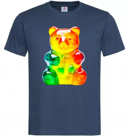Мужская футболка Gummy bear Темно-синий фото