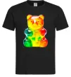 Мужская футболка Gummy bear Черный фото