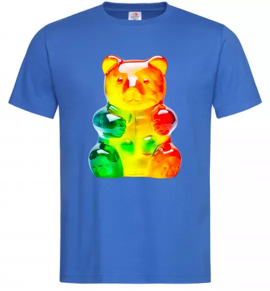 Мужская футболка Gummy bear Ярко-синий фото