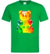 Мужская футболка Gummy bear Зеленый фото