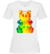 Женская футболка Gummy bear Белый фото