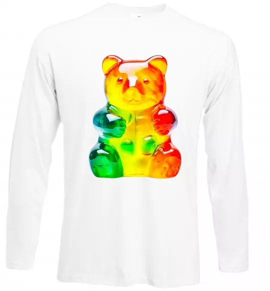 Лонгслив Gummy bear Белый фото