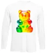 Лонгслив Gummy bear Белый фото