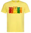 Мужская футболка Мармеладні ведмедики Лимонный фото
