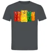 Мужская футболка Мармеладні ведмедики Графит фото