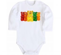 Детский боди Мармеладні ведмедики