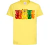 Дитяча футболка Мармеладні ведмедики Лимонний фото